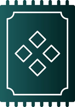 Prayer Mat Vector Icon Design