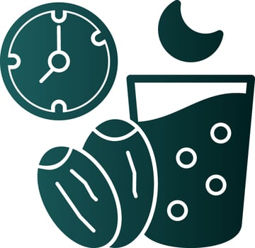 Ramadan Fasting Vector Icon Design