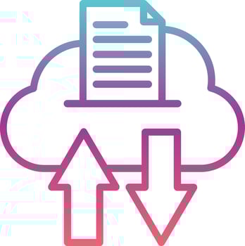Data Transfer Vector Icon