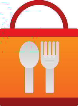 Food Pack Vector Icon Design