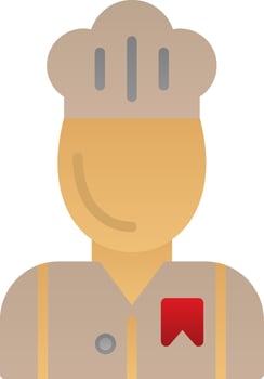 Chef Vector Icon Design