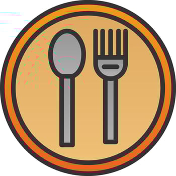 Cutlery Vector Icon Design