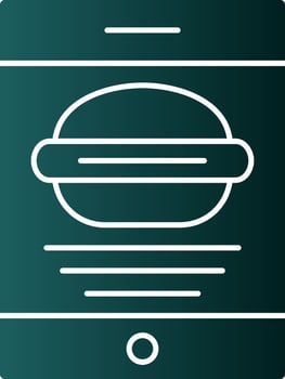 Food Application Vector Icon Design