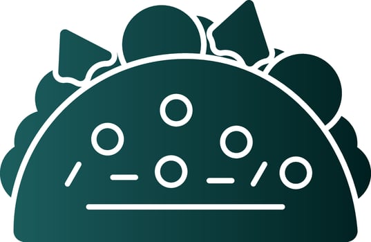 Taco Vector Icon Design