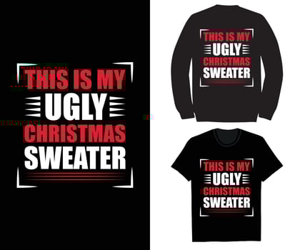 Christmas t shirt design vector