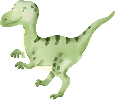 watercolor cute dinosaur png