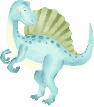 dinosaur watercolor clip art png