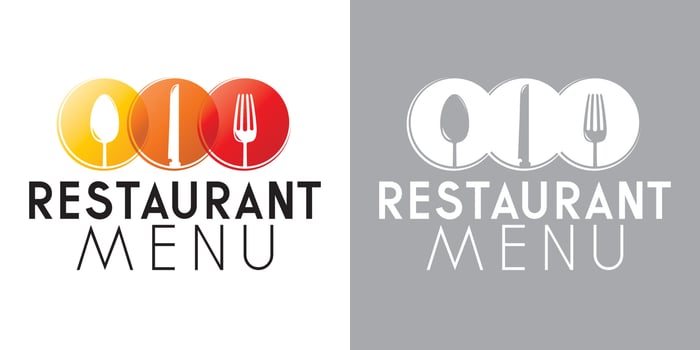 Restaurant Menu Sign vector