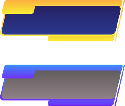 Template Blank Shape Lower Third Clipart Transparent HD vector