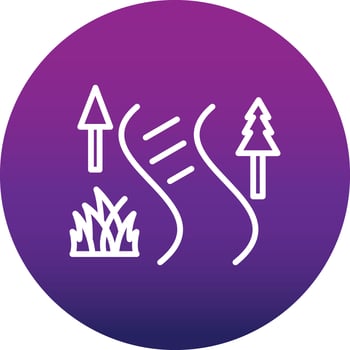 River Vector Icon