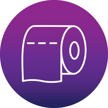 Toilet Paper Vector Icon