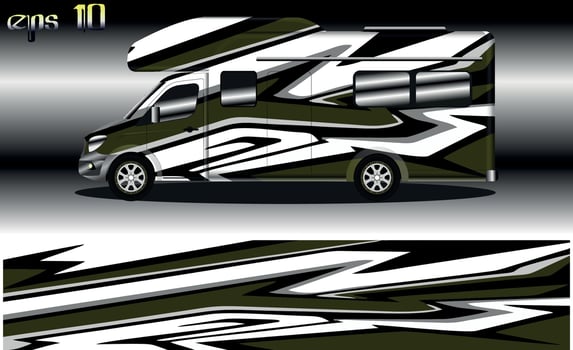 racing background vector for camper car wraps and more