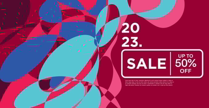 Colorful abstract geometric and fluid banner template for marketing promotion materials. Giveaway, cash back, gift card and member card bonus design template. vector
