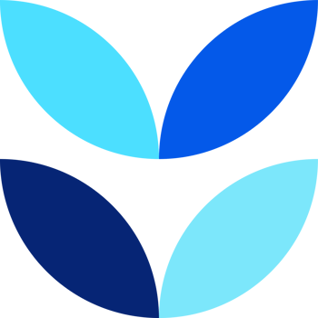 Abstract flower in geometric shape flat design png
