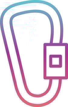 Carabiner Vector Icon