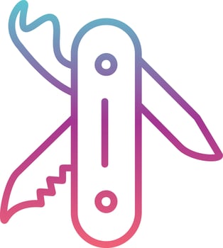 Swiss Army Knife Vector Icon