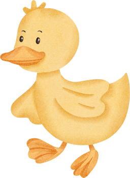cute duck watercolor png