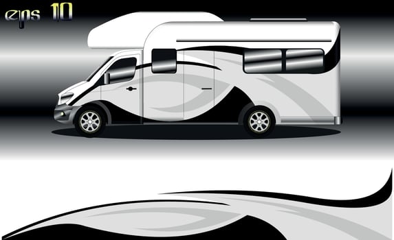 racing background vector for camper car wraps and more
