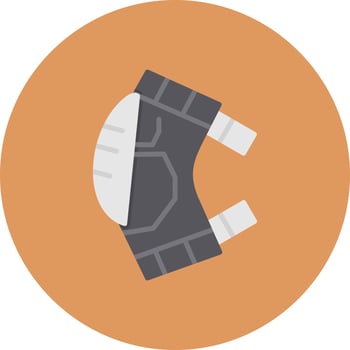 Kneepad Creative Icon Design vector