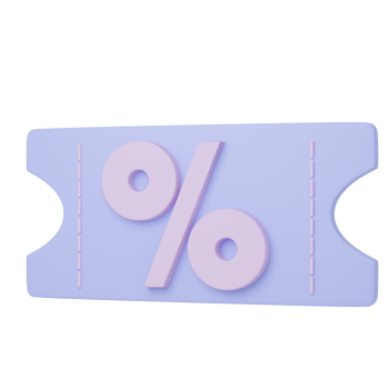 3D sale promotion icon png