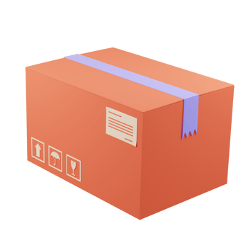 3D box shipping sale promotion png