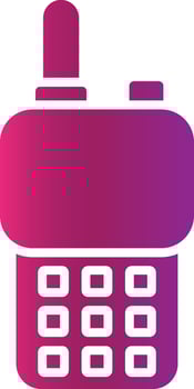 Walkie Talkies Creative Icon Design vector