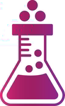 Flask Creative Icon Design vector