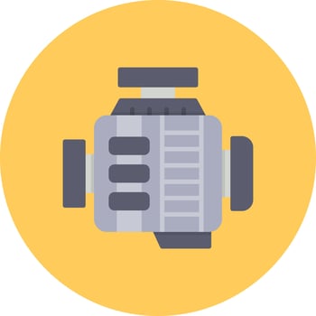 Car Engine Creative Icon Design vector