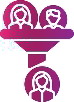 Funnel Creative Icon Design vector