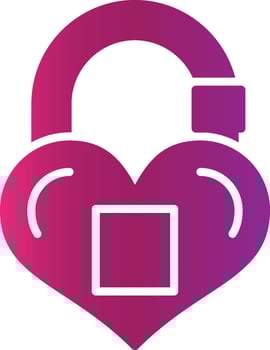 Padlock Creative Icon Design vector