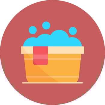 Laundry Creative Icon Design vector