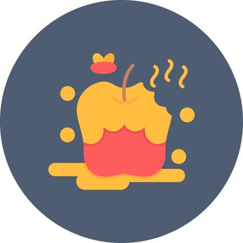 Rotten Creative Icon Design vector