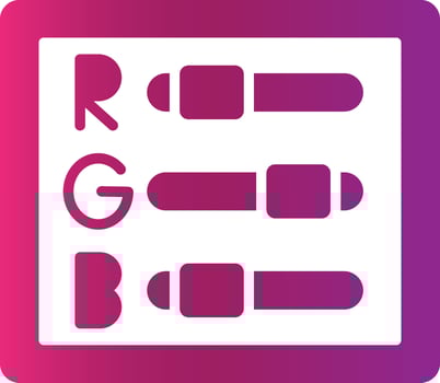 Rgb Creative Icon Design vector