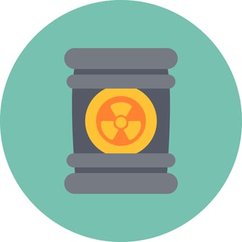 Nuclear Creative Icon Design vector