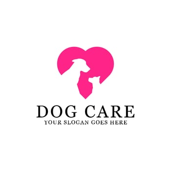 DOG Care, Pet lovers logo inspirations, lovely pet logo brands, logo for your animal care center vector