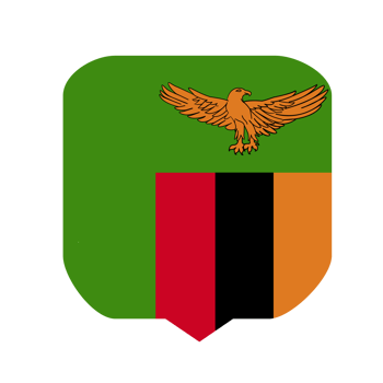 Zambia flag country png