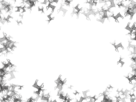 Christmas Pattern Deer Background png