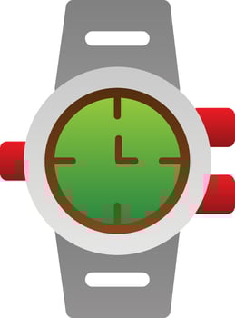 Wristwatch Vector Icon Design