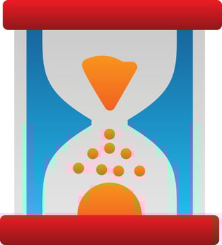 Hourglass Vector Icon Design