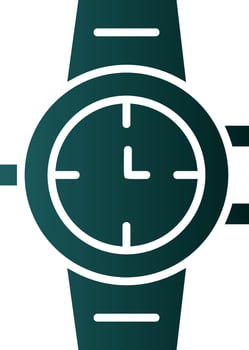 Wristwatch Vector Icon Design