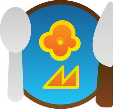 Breakfast Vector Icon Design