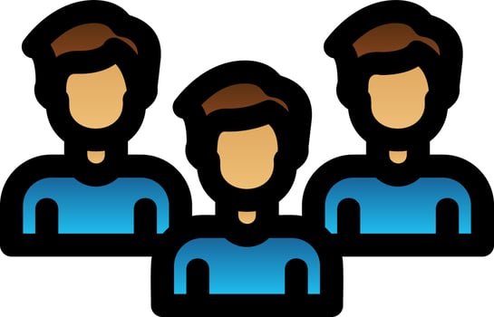 Teamwork Vector Icon Design