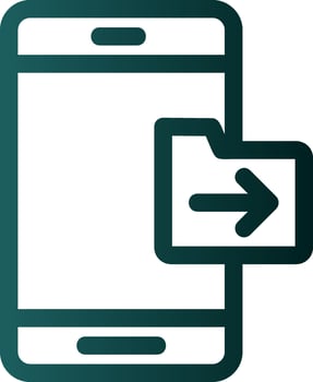 Send Folder Vector Icon Design
