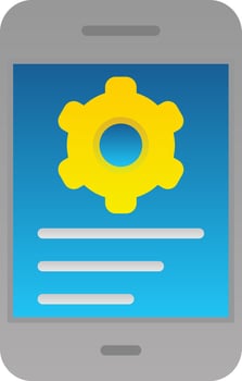 App Development Vector Icon Design