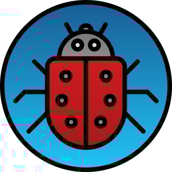 Bug Vector Icon Design