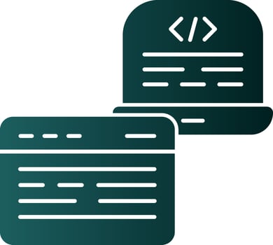 Frontend Development Vector Icon Design
