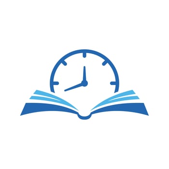 book time vector logo