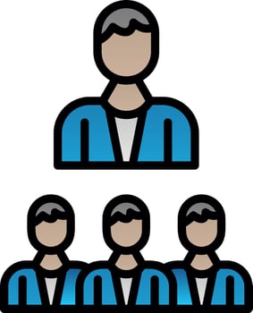 Teamwork Vector Icon Design