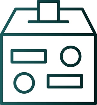 Charity Box Vector Icon Design
