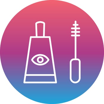Eyelash Oil Vector Icon